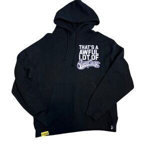 Thats A Awful Lot Of Cough Syrup Hoodie XL West Coast Customs Black Airbrush NEW